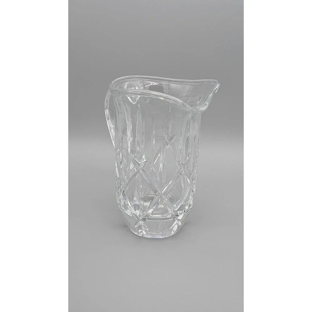 Crystal Pitcher Gorham Lady Anne 32 Ounce Full Lead Made‎ In Czech Republic